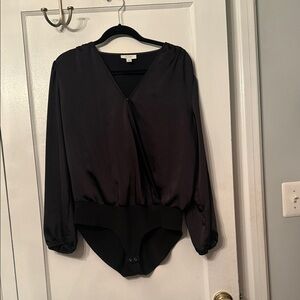 Black Long Sleeve Bodysuit